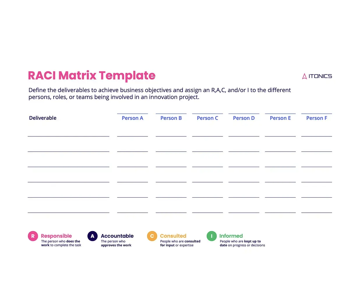 RACI Matrix Template - Download